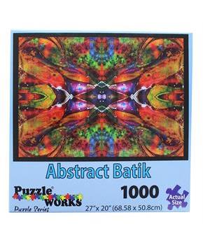 PuzzleWorks 1000 Piece Jigsaw Puzzle | Abstract Batik