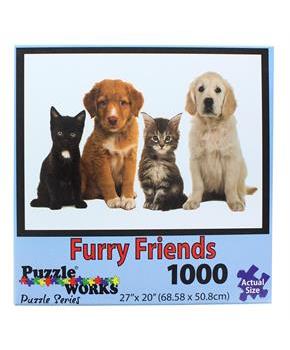 PuzzleWorks 1000 Piece Jigsaw Puzzle | Furry Friend