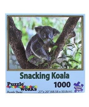 PuzzleWorks 1000 Piece Jigsaw Puzzle | Snacking Koala