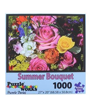 PuzzleWorks 1000 Piece Jigsaw Puzzle | Summer Bouquet