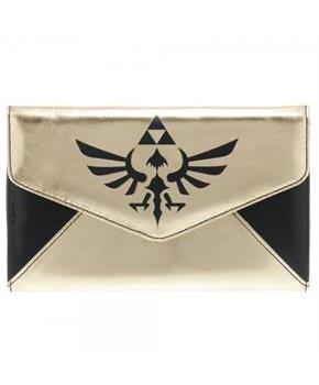 Zelda Logo Gold & Black Envelope Wallet