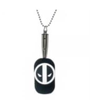 Marvel Deadpool LED Dog Tag Necklace
