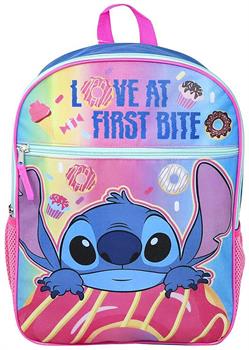 Disney Stitch Love At First Bite 16 Inch Backpack
