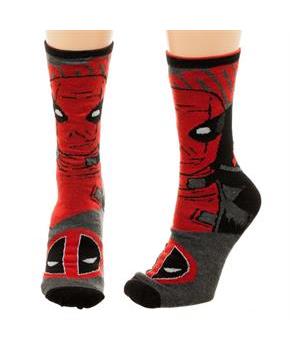Marvel Deadpool Reversible Men's Crew Socks