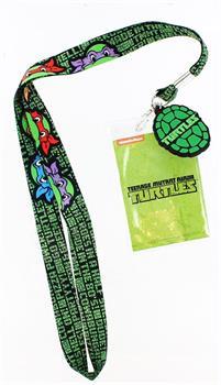 Teenage Mutant Ninja Turtles Character Lanyard with Turtle Shell Charm