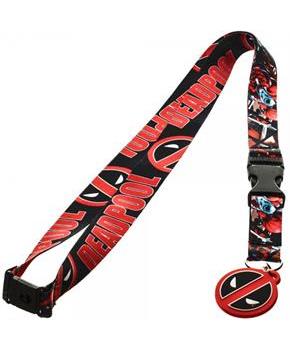 Marvel Deadpool Comic Lanyard with Charm