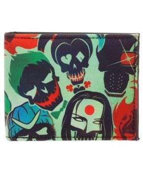 Suicide Squad Skulls Men's Bi-Fold Wallet