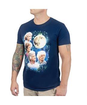 Golden Girls 80&#39;s Wolf Moon Men&#39;s Funny T-Shirt | Navy