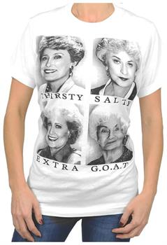 The Golden Girls Graphic Slang Adult White T-Shirt