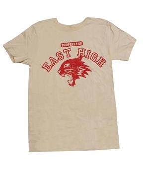 High School Musical East High Adult Tan T-Shirt