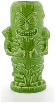 Geeki Tikis Rick & Morty Pickle Rick | Ceramic Tiki Style Mug | Holds 14 Ounces