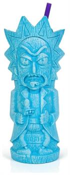 Rick and Morty Rick 25oz Geeki Tiki Plastic Tumbler