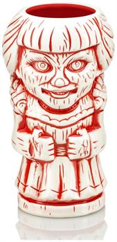 Geeki Tikis Annabelle Doll Mug | Ceramic Tiki Style Cup | Holds 16 Ounces