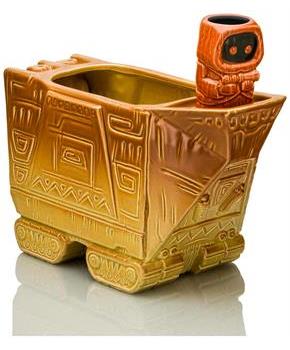 Geeki Tikis Star Wars Sandcrawler Punch Bowl Set With Jawa Mini Muglet