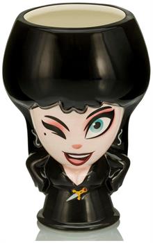 Cupful of Cute Mistress of the Dark Elvira Ceramic Mug | Holds 18 Ounces