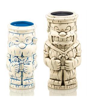 Popeye & Bluto 2-Pack Geeki Tikis 17oz and 23oz