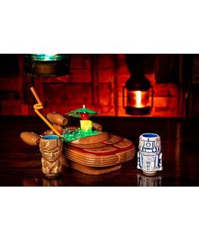 Geeki Tikis Star Wars Landspeeder Punch Bowl with Luke and R2-D2 Mini Muglets