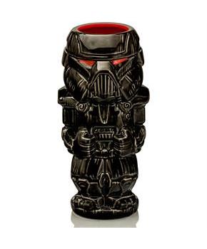 Geeki Tikis Star Wars: The Mandalorian Dark Trooper Ceramic Mug | Holds 18 Ounce