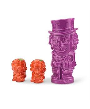 Geeki Tikis Willy Wonka And The Chocolate Factory Mug Set | Ceramic Tiki Cups