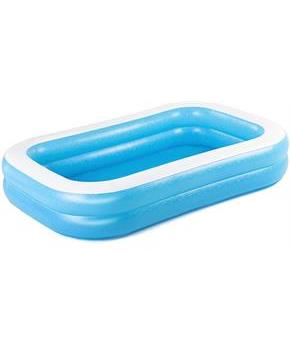 Bestway 54006 Family Blue 8 Foot Rectangular Inflatable Pool