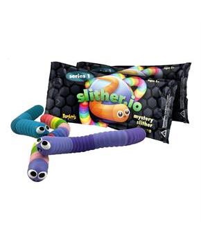 Slither IO Jumbo 24 Inch Bendable Plush Rainbow