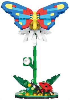Crayola Butterfly Garden 270-Piece Brickcraft Building Set