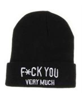 F*Ck You Very Much Fashion Beanie Hat