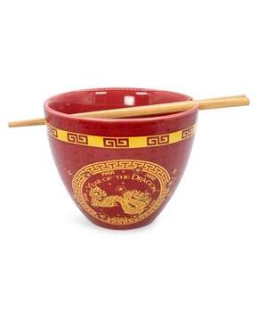 Year Of The Dragon Chinese Zodiac 16-Ounce Ramen Bowl and Chopstick Set