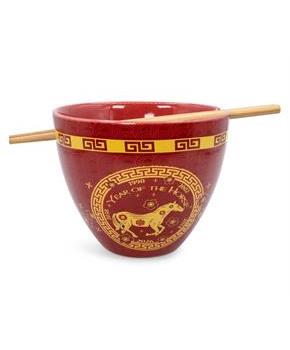 Year Of The Horse Chinese Zodiac 16-Ounce Ramen Bowl and Chopstick Set