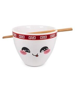 Bowl Bop Tso Hungry Japanese Dinnerware Set | 16-Ounce Ramen Bowl, Chopsticks