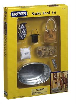 Breyer 1:9 Model Horse Accessory Set: Stable Feeding Kit