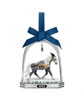 Breyer 2022 Holiday Stirrup Ornament | Snowbird