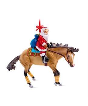 Breyer 2022 Holiday Santa Ornament | Santa Reiner