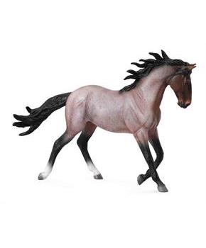 Breyer 1:18 CollectA Model Horse: Bay Roan Mustang Mare