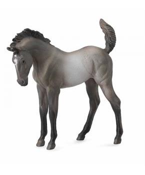 Breyer 1:18 CollectA Model Horse: Grulla Mustang Foal