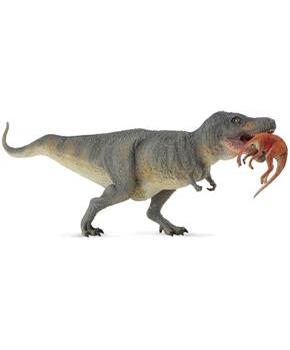 CollectA Prehistoric Life Collection Miniature Figure | Tyrannosaurus Rex w/Prey