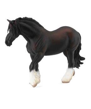 Breyer 1:18 Corral Pals Horse Collection: Black Shire Horse Mare