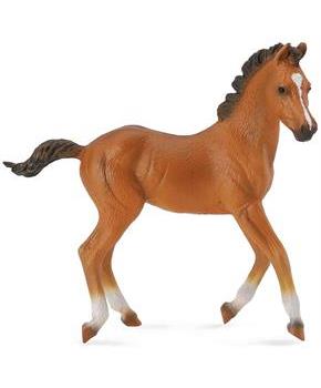 Breyer 1:18 CollectA Model Horse: Bay Quarter Horse Foal
