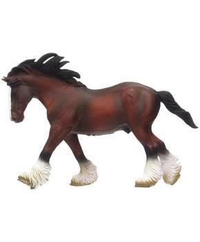 Breyer 1:18 Corral Pals Horse Collection: Bay Clydesdale Stallion