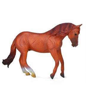 Breyer 1:18 CollectA Model Horse: Chestnut Australian Stock Horse Stallion