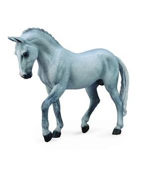 Breyer 1:18 CollectA Model Horse: Grey Trakehner Stallion