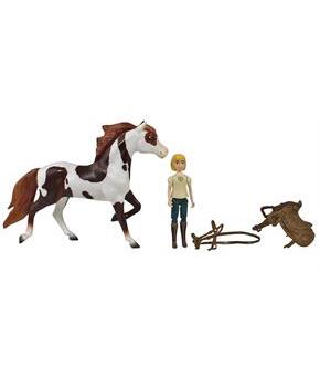 Spirit Riding Free Small Horse and Doll Set: Boomerang and Abigail