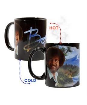 Bob Ross Exclusive Color Change Ceramic Coffee Mug 12 ounces