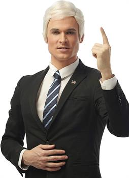 Candidate Adult Costume Wig | White