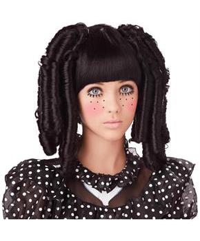 Baby Doll Curls With Bangs Costume Wig