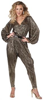 Gold Disco Queen / Adult Costume