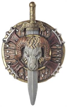 Barbarian Combat Shield & Sword Costume Weapon Accessories