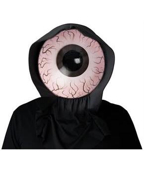 White Optic Nerve Light-Up Adult Costume Mask