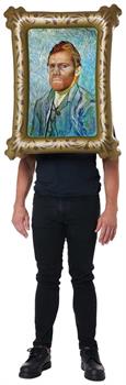 Van Gogh Mock Painting Adult Costume | One Size Fits Most