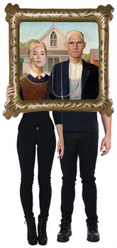 American Gothic Mock Painting Adult Costume | One Size Fits Most